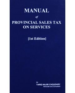 Manual Of Provincial Sales Tax On Services