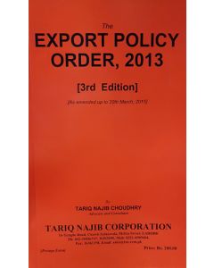 Export Policy Order, 2013