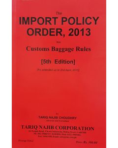 Import Policy Order, 2013