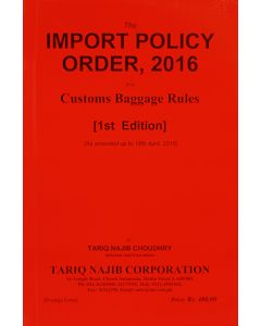 Import Policy Order, 2016