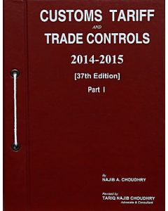 Customs Tariff and Trade Controls 2014-2015