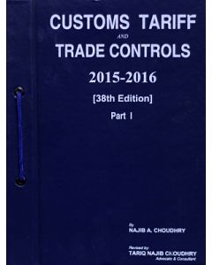 Customs Tariff and Trade Controls 2015-2016