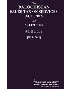 Balochistan Sales Tax on Services Act, 2015