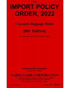 Import Policy Order, 2022