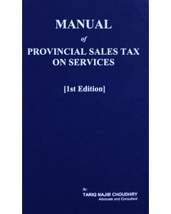 Manual Of Provincial Sales Tax On Services