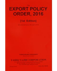 Export Policy Order, 2016