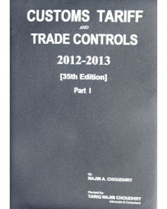Customs Tariff and Trade Control 2012-2013