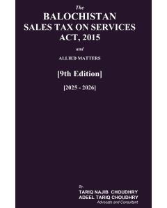 Balochistan Sales Tax on Services Act, 2015