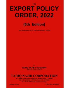 Export Policy Order, 2022