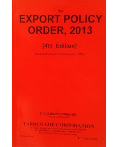 Export Policy Order, 2013