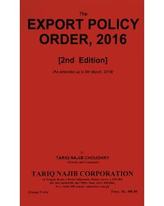 Export Policy Order, 2016