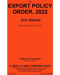 Export Policy Order, 2022