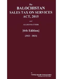 Balochistan Sales Tax on Services Act, 2015
