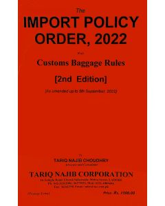 Import Policy Order, 2022